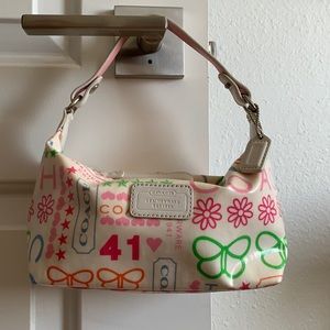 Small Handbag Coach multicolored Bag